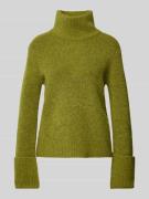 Selected Femme Strickpullover mit Stehkragen Modell 'SIA' in Hellgruen...