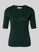 Selected Femme Strickpullover mit 1/2-Ärmel Modell 'LURA' in Dunkelgru...