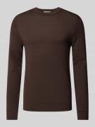 SELECTED HOMME Strickpullover mit gerippten Abschlüssen Modell 'TRAY' ...