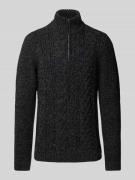 Superdry Strickpullover mit Zopfmuster Modell 'Jacob' in Black, Größe ...