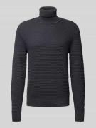 Casual Friday Rollkragenpullover mit Label-Detail Modell 'Karl' in Mar...