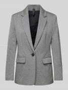 Drykorn Blazer mit Knopfverschluss Modell 'ATLIN' in Dunkelgrau Melang...