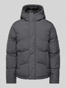 Jack & Jones Steppjacke mit Stehkragen Modell 'WORLD' in Anthrazit, Gr...