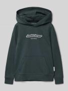 Jack & Jones Hoodie mit Label-Print Modell 'VESTERBRO' in Dunkelblau, ...