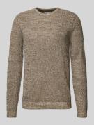 Jack & Jones Strickpullover mit Rundhalsausschnitt Modell 'LEWIS' in B...