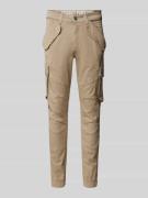 Alpha Industries Tapered Fit Cargohose mit Pattentaschen Modell 'COMBA...