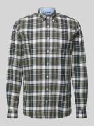 MAERZ Muenchen Regular Fit Freizeithemd mit Button-Down-Kragen in Gras...