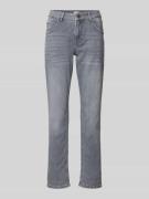 Milano Italy Slim Fit Jeans im 5-Pocket-Design in Mittelgrau, Größe 38