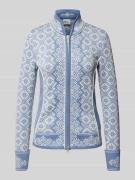 Dale of Norway Cardigan mit Stehkragen Modell 'Christiania' in Blau, G...