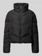 Only Regular Fit Steppjacke mit Stehkragen Modell 'MAGGI' in Black, Gr...