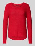 Only Regular Fit Strickpullover mit gerippten Abschlüssen Modell 'GEEN...