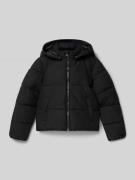 Only Regular Fit Steppjacke mit Stehkragen und abnehmbarer Kapuze Mode...