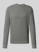 Only & Sons Strickpullover mit Strukturmuster Modell 'KALLE' in Hellgr...