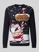 Only & Sons Weihnachtspullover mit Rundhalsausschnitt Modell 'XMAS' in...