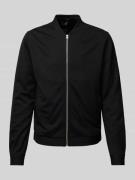 Only & Sons Sweatjacke mit Stehkragen Modell 'MARK' in Black, Größe L