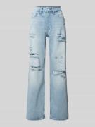 Tommy Jeans Loose Fit Jeans im Destroyed-Look Modell 'BETSY' in Hellbl...