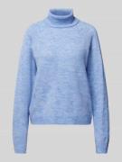 Pieces Regular Fit Rollkragenpullover mit langen Raglanärmeln Modell '...