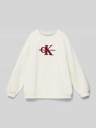 Calvin Klein Jeans Oversized Sweatshirt mit Label-Print Modell 'TEDDY'...