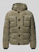 Tom Tailor Regular Fit Pufferjacke mit abnehmbarer Kapuze in Mint, Grö...