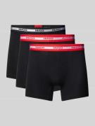 HUGO Boxer Briefs im 3er-Pack aus Baumwoll-Stretch mit Label-Bund in B...