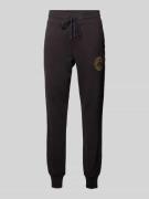 Versace Jeans Couture Sweatpants mit Label-Stitching in Black, Größe M