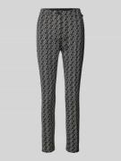 Marc Cain Slim Fit Hose in verkürzter Passform in Black, Größe 34