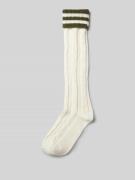 camano Socken mit Zopfmuster Modell 'COSY WIESN' in Offwhite Melange, ...