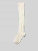 camano Socken mit Zopfmuster Modell 'COSY WIESN' in Offwhite Melange, ...