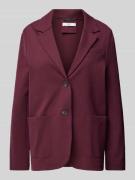 Brax Blazer mit Reverskragen Modell 'BELLA' in Aubergine, Größe 38