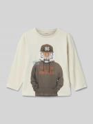 Name It Longsleeve mit Foto-Print Modell 'MOBINNA' in Sand, Größe 104