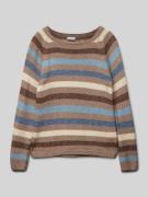 Name It Strickpullover mit Rundhalsausschnitt Modell 'SOMME' in Taupe,...