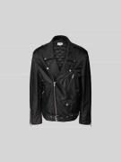 MM6 Maison Margiela Jacke mit Reverskragen in Black, Größe 48