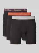 Calvin Klein Underwear Trunks mit Logo-Bund im 3er-Pack in Black, Größ...