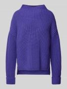 Selected Femme Strickpullover mit Turtleneck Modell 'SELMA' in Blau, G...