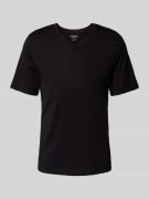 Jack & Jones T-Shirt mit V-Ausschnitt Modell 'ORGANIC BASIC' in Black,...