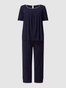 KATE SPADE Pyjama mit Punktmuster in Marine, Größe XS