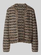 Betty Barclay Strickcardigan in Bouclé-Optik in Beige, Größe 36