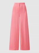 Esprit Collection Bundfaltenhose aus Viskose in Pink, Größe 36