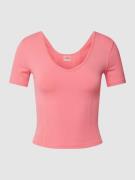 Guess Activewear Cropped T-Shirt mit Steppnähten Modell 'BIRGIT ACTIVE...