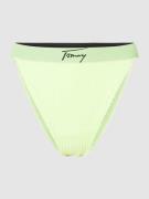 Tommy Jeans Bikini-Slip mit Strukturmuster in Hellgruen, Größe XS