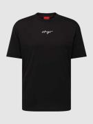 HUGO T-Shirt mit Rundhalsausschnitt Modell 'Dontevideo' in Black, Größ...