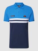 Ellesse Poloshirt im Colour-Blocking-Design Modell 'MUCCIO' in Dunkelb...