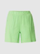 YAS Shorts aus reiner Baumwolle mit Eingrifftaschen Modell 'Piro' in G...