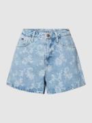 Pepe Jeans Jeansshorts mit Allover-Muster Modell 'MARLY' in Jeansblau,...