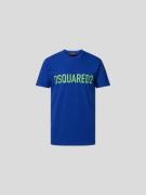 Dsquared2 T-Shirt mit Brand-Print in Dunkelblau, Größe S