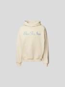 Blue Sky Inn Hoodie mit Brand-Stitching in Ecru, Größe S