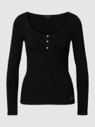 Guess Longsleeve mit Label-Detail aus Strasssteinbesatz Modell 'KARLEE...