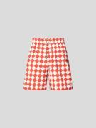 Billionaire Boys Club Shorts mit Karomuster in Rot, Größe L