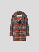 Dsquared2 Oversized Blazer mit Tartan-Karo in Hellblau, Größe 38