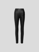 Victoria Beckham Leggings mit Reißverschluss in Black, Größe 36